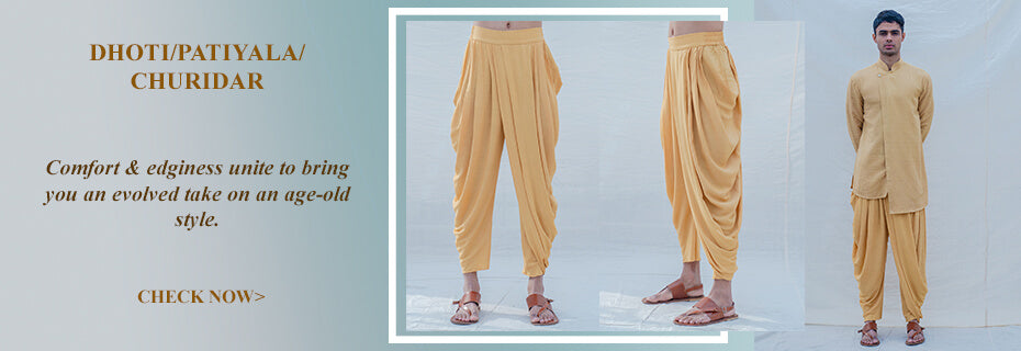 Designer Dhoti Pants — 100% Cotton Syamah Colour | AdiValka