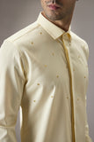 HEART ALLOVER - HAND EMBROIDERED DESIGNER SHIRT