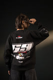 KANDY BLACK RACING SWEATSHIRT