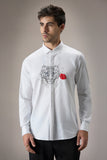 FLORA AND FAUNA (TIGER)- HAND EMBROIDERED DESIGNER SHIRT