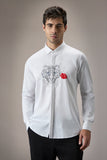 FLORA AND FAUNA (TIGER)- HAND EMBROIDERED DESIGNER SHIRT