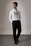 FLORA AND FAUNA (TIGER)- HAND EMBROIDERED DESIGNER SHIRT