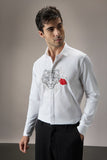 FLORA AND FAUNA (TIGER)- HAND EMBROIDERED DESIGNER SHIRT