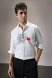 FLORA AND FAUNA (TIGER)- HAND EMBROIDERED DESIGNER SHIRT
