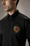 CORA (HEART) - HAND EMBROIDERED DESIGNER SHIRT