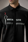 FAST MONEY - HAND EMBROIDERED DESIGNER SHIRT