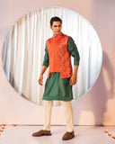 Tangerine Nehru Set