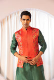 Tangerine Nehru Set