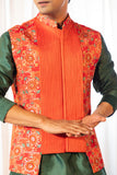 Tangerine Nehru Set