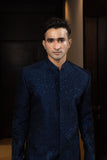 Sapphire Soiree Achkan Set