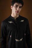 ELEPHANT - HAND EMBROIDERED DESIGNER KURTA