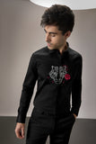FLORA AND FAUNA (TIGER)- HAND EMBROIDERED DESIGNER SHIRT