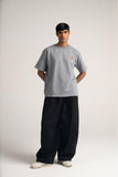 KANDY GREY SAVAGE STRIPES TSHIRT