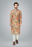 Floral printed & embroidered Kurta.