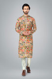 Floral printed & embroidered Kurta.