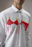 BIKINI - HAND EMBROIDERED DESIGNER SHIRT