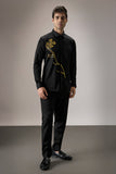 LONG FLOWER - HAND EMBROIDERED DESIGNER SHIRT