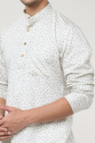 Cream Floral Printed Co-ord Set