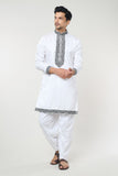 White Embroidred Kurta Set