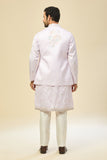 Lilac Embroidered Kurta-Jacket Set