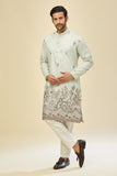 Sky Blue Embroidered Kurta Set