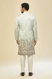 Sky Blue Embroidered Kurta Set