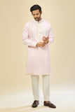 Baby Pink Embroidered Kurta Set