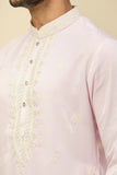 Baby Pink Embroidered Kurta Set
