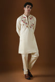 WILD FLOWERS - HAND EMBROIDERED DESIGNER KURTA