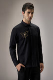 CHAMPANGE BUTIERFLY - HAND EMBROIDERED DESIGNER SHIRT