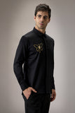 CHAMPANGE BUTIERFLY - HAND EMBROIDERED DESIGNER SHIRT