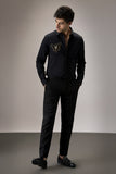 CHAMPANGE BUTIERFLY - HAND EMBROIDERED DESIGNER SHIRT