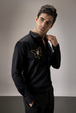 CHAMPANGE BUTIERFLY - HAND EMBROIDERED DESIGNER SHIRT