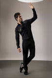 CHAMPANGE BUTIERFLY - HAND EMBROIDERED DESIGNER SHIRT