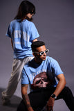 KANDY BLUE SKULL X ROSE TSHIRT