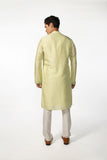 MINT GREEN DOWN PLACEMENT MIRROR KURTA SET