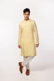 YELLOW BEADS KURTA SET