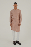 Layered Silk Kurta Set