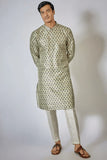 Sage Green Printed Kurta Set