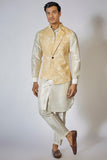 Yellow Shaded Kurta-Jacket Set