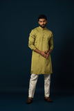 VERDENT FRENCHKNOT KURTA SET