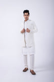 IVORY KARDANA KURTA SET WITH IVORY KARDANA OPEN JACKET