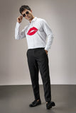 LIPS- HAND EMBROIDERED DESIGNER SHIRT