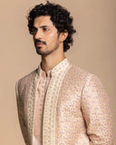 Blush Embroidered Shrug Set