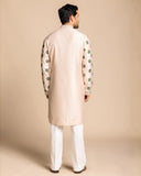Blush Geometric Flowers Kurta Set