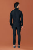 Black shirt with  zari motif