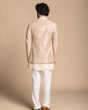 Blush Embroidered Shrug Set