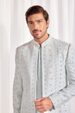 Achkan with under kurta and slim pant