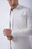 IVORY KARDANA KURTA SET WITH IVORY KARDANA OPEN JACKET