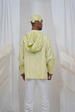 Double Gathered Hoodie Shirt